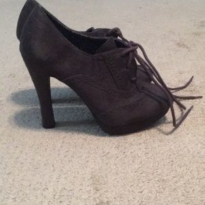 Suede booties